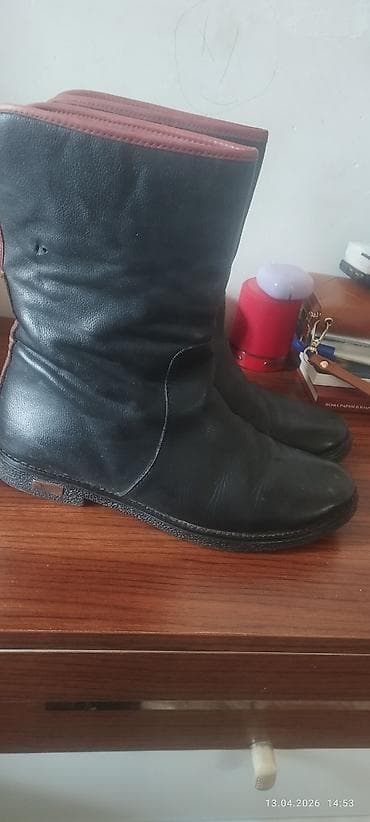 резиновые сапоги баку: Сапоги, Размер: 39, цвет - Черный, Б/у — 1