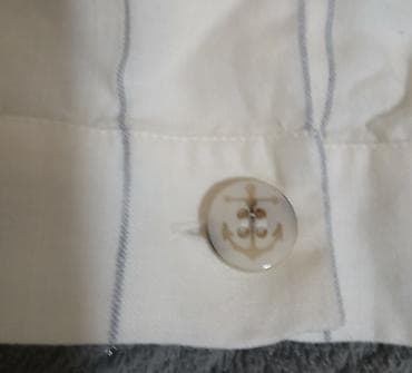 ağ baş: Оригинал,чистый лен. Giorgio Armani qadın bluzası — 3