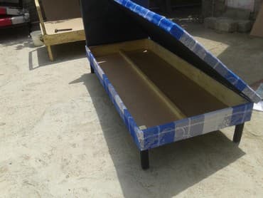 madeyra tek carpayi qiymetleri: Kravat bazali sandigli teze tam mohkem taxtadan hazirlanir qupqa bas — 1