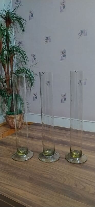 Dekorativ şüşə qablar, gül salonlarında, dizayn işlərdə istifadə etmək