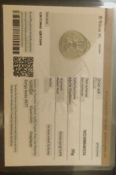 Eynəklər: Kulon, Gümüş, 999 Əyar, Qaşsız, 20 g — 5