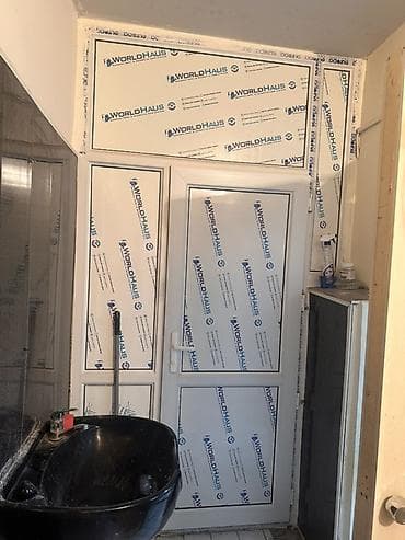 islenmis plastik qapi: PVC qapı-pəncərə sistemi - Brend: WorldHaus profil sistemi - — 1