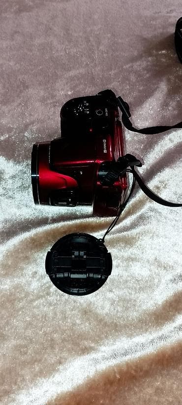 iphone 16 azn: Nikon COOLPIX L820 rəngli (qırmızı) superzoom fotoaparat - 30x optik — 4