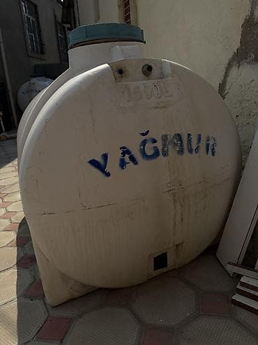 su krant: PULSUZ 1,5 ton çən, şəkildə gördüyünüz üzərə kran yerində deffekt — 1