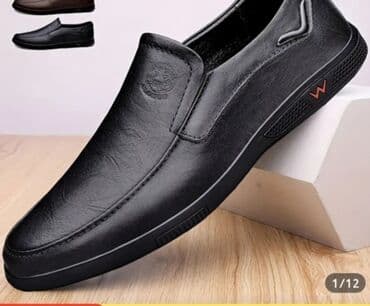 Toy paltarları və aksesuarları: Kişi loafer ayaqqabısı – gündəlik və ofis tərzi üçün rahat slip-on — 1