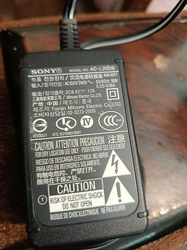 SONY AC-L200B orijinal AC adapter Məhsul: AC enerji adapteri Model — 1