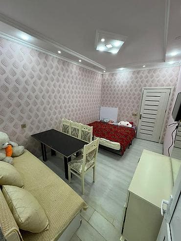 kiray: 2 otaqlı mənzil – studiya tipli Planlaşdırma: - Geniş bir otaq + açıq — 9