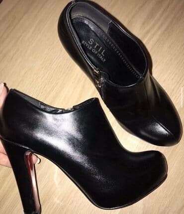 brend qadin ayaqqabilari: Ölçü: 37, rəng - Qara, İşlənmiş — 1