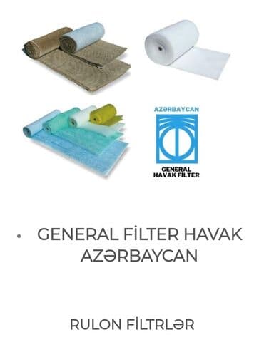 Salonun hava filterləri: General Filter Havak - İtalyan brendi olub hazırda Türkiyədə də — 6