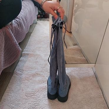 Кроссовки и спортивная обувь: Размер: 38, цвет - Синий, Б/у — 3