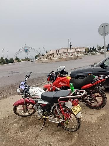 r13 diskler: Moon AF50 motosiklet - Mühərrik: 80cc, karbüratorlu, hava soyutmalı — 4