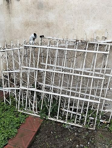 Ev və bağ: Məhsul: Dəmir qəfəs/hasar panelləri (açıq işləməli) Təsvir: - Ağ — 1