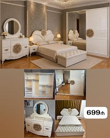 Мебель: F99Yataq dəsti satılır 699₼. Türkiyə istehsalıdır. Maşın — 1