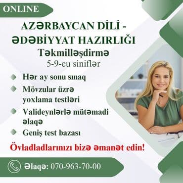 rus dili muellimi: Müəllim tələb olunur, 1 ildən az təcrübə, Onlayn iş — 1