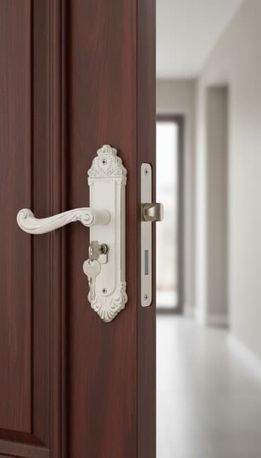 Qapılar üçün dəstəkli zamoklar. Müxtəlif rəng və dizaynlarda