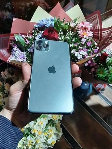 iphone cs: IPhone 11 Pro Max, 256 GB, Space Gray, Simsiz şarj, Face ID — 1