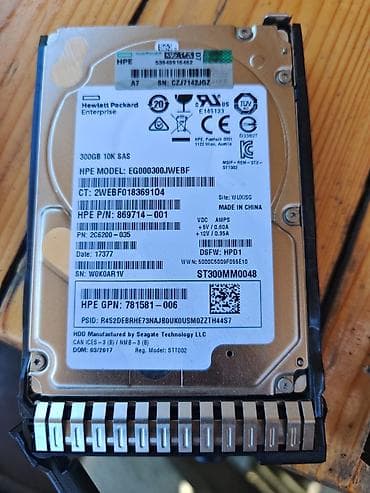 rtx 4070 super: HPE (Hewlett Packard Enterprise) 2.5" SAS server diskləri – 300GB, 10K — 4
