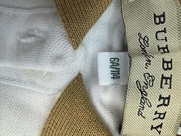 ağ koynek: Burberry uşaq polo köynəyi - Brend: Burberry London England (etiketdə — 2