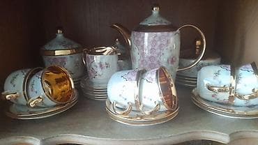 Çay dəsti, Keramika, 6 nəfərlik, Almaniya