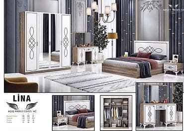 İkinəfərlik çarpayı, Dolab, Termo, 2 tumba, Yeni