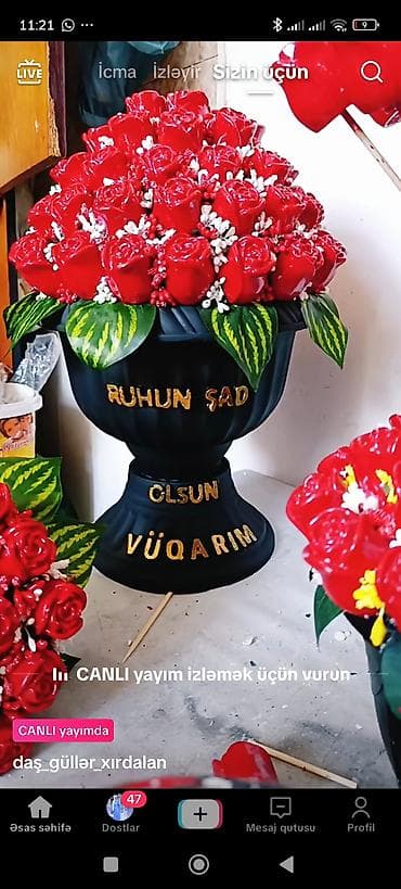 qara sam: Məhsul: Qəbirüstü dekorativ kompozisiya – daş/rezin materialdan — 1