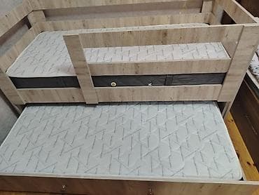 Uşaq üçün ikiqat çarpayı – çıxarılan alt yataqlı model - Quruluş — 1