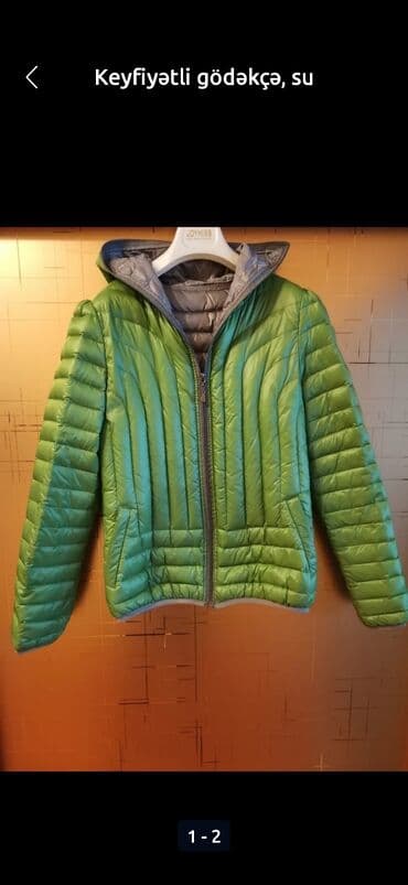 kişilər üçün demisezon steqan gödəkçələr: Keyfiyətli gödəkçə, su keçirtməz. Rahatlıqla bükülür və çantasına — 1