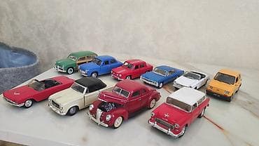 Kolleksiya üçün 1:43 və oxşar miqyaslarda metal və plastik die-cast — 1