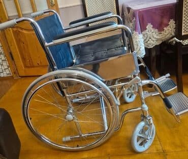 Nitril əlcəklər: Məhsul: Manual əlil arabası Xüsusiyyətlər: - Möhkəm xrom gövdə və — 1