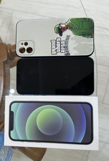 ikinci el ayfon 12: IPhone 12, 128 GB, Göy, Face ID — 7