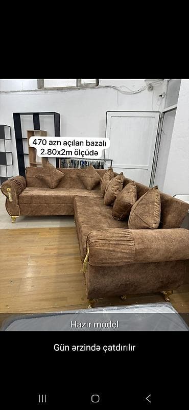 stol stul metbex: Künc divan, Açılan, Bazalı, Parça — 1