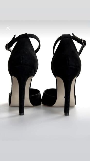 женские толстовки на молниями: Туфли, Размер: 38, цвет - Черный, Новый — 2