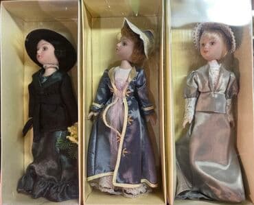 uşaq kuklası: Фарфоровая кукла вместе с журналом 20 см/ Каждая по 10 азн/ Hərəsi 10 — 1