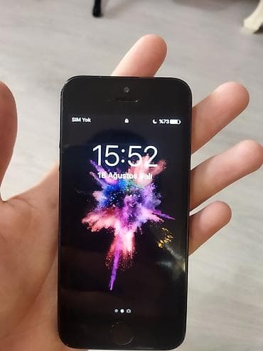 iphone 5s ekranı: IPhone 5, 16 GB, Qara — 1