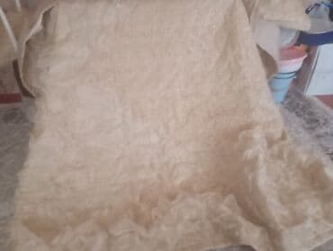 куплю ковры бу: Для кровати С бисером цвет - Бежевый Покрывало — 2