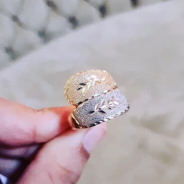 tək qaş: Toy, Üzük, Sarı qızıl, 585 Əyar, Qaşsız — 4