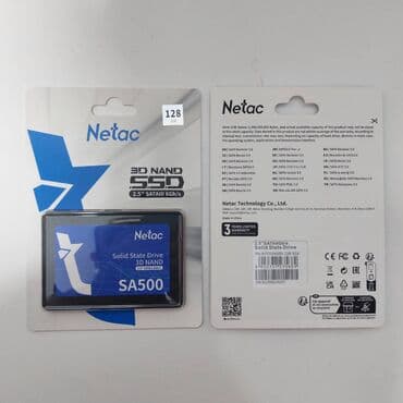 komputerle barter: SSD 2.5 “128GB Netac SA500” ⭐SSD 2.5 128GB Netac SA500 (Yeni) - 40 AZN — 4