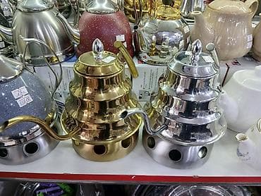 ariston yeni: Samovar tipli çay dəsti – qapaqlı, üçmərtəbəli korpus və nazik — 3