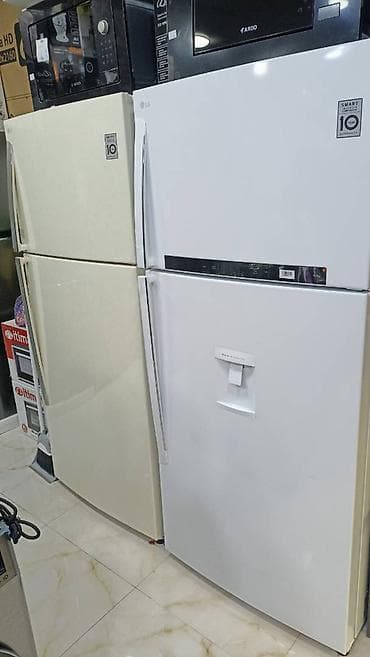 Changan: 2 qapılı LG Soyuducu Satılır, rəng - Gümüşü, Dispenserli — 2