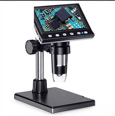 mikrometr: Rəqəmsal ekranlı stolüstü mikroskop - 4.3 düymlük rəngli LCD displey — 1