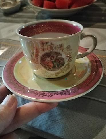 resim eseri: Çay dəsti, Farfor, Almaniya — 3