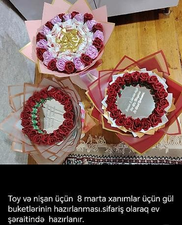 Buketlər, səbətlər