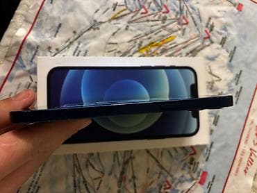 resmi not 11: IPhone 12, 128 GB, Göy, Barmaq izi, Face ID — 5