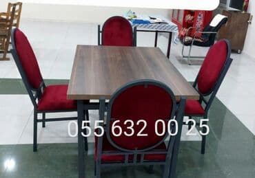 стул обеденный: Stullar ilə, Kvadrat masa, Digər adam sayı, Azərbaycan, Zəmanətli, Kredit yoxdur, Ödənişli quraşdırma — 13