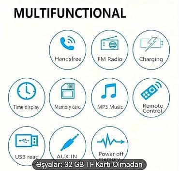 redmi smart pen: Avtomobil üçün maqnitafon USB flash kart sd kart AUX Təzədir — 5