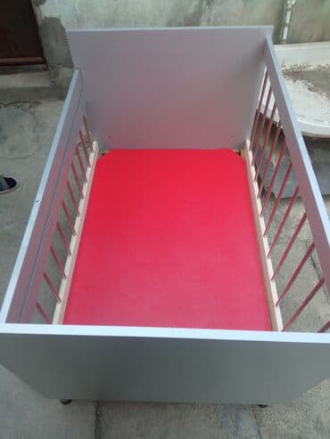 столик на кроватку: Oğlan və qız üçün, Dördbucaq, Beşik, Dəst ilə, Matrassız, Yellənmə mexanizmsiz — 1