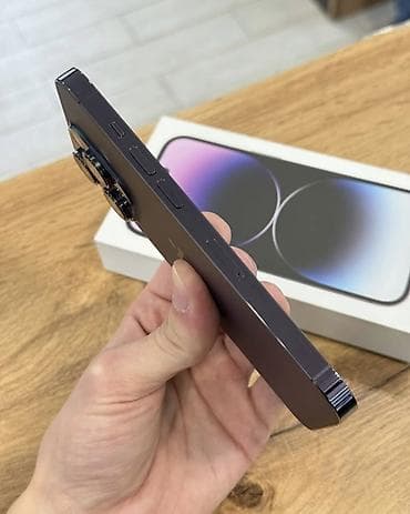 ipad 6: IPhone 14 Pro, 256 GB, Deep Purple, Zəmanət, Simsiz şarj, Face ID — 4