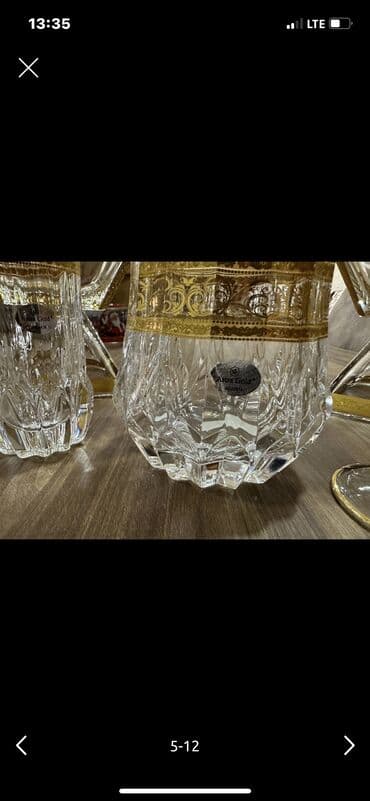 набор ключей купить: Astra Gold.Karacadan alınıb 2 meyvə qabı,1 qrafinka,12 su bakalı,12 — 4