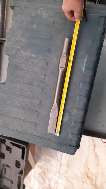 Beton və daş üçün yastı keskı (paxlava uclu) - Uc növü: yastı