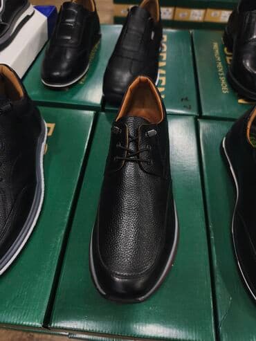 ayaqqabı кожание: Kişi ayaqqabıları – klassik və gündəlik modellər - Material: qara və — 29
